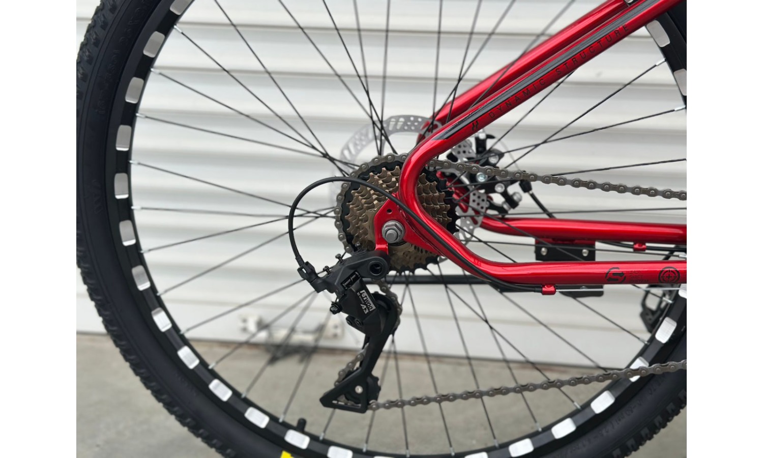 Велосипед Toprider Trail 550 26" розмір S рама 15 2023 Червоний 6