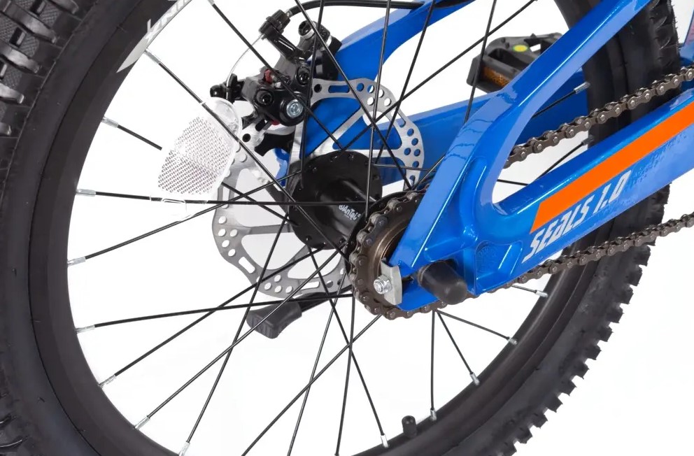 Велосипед Trinx SEALS 1.0 20" Blue-Silver-Orange 5 Велосипед Trinx SEALS 1.0 20" Blue-Silver-Orange 5