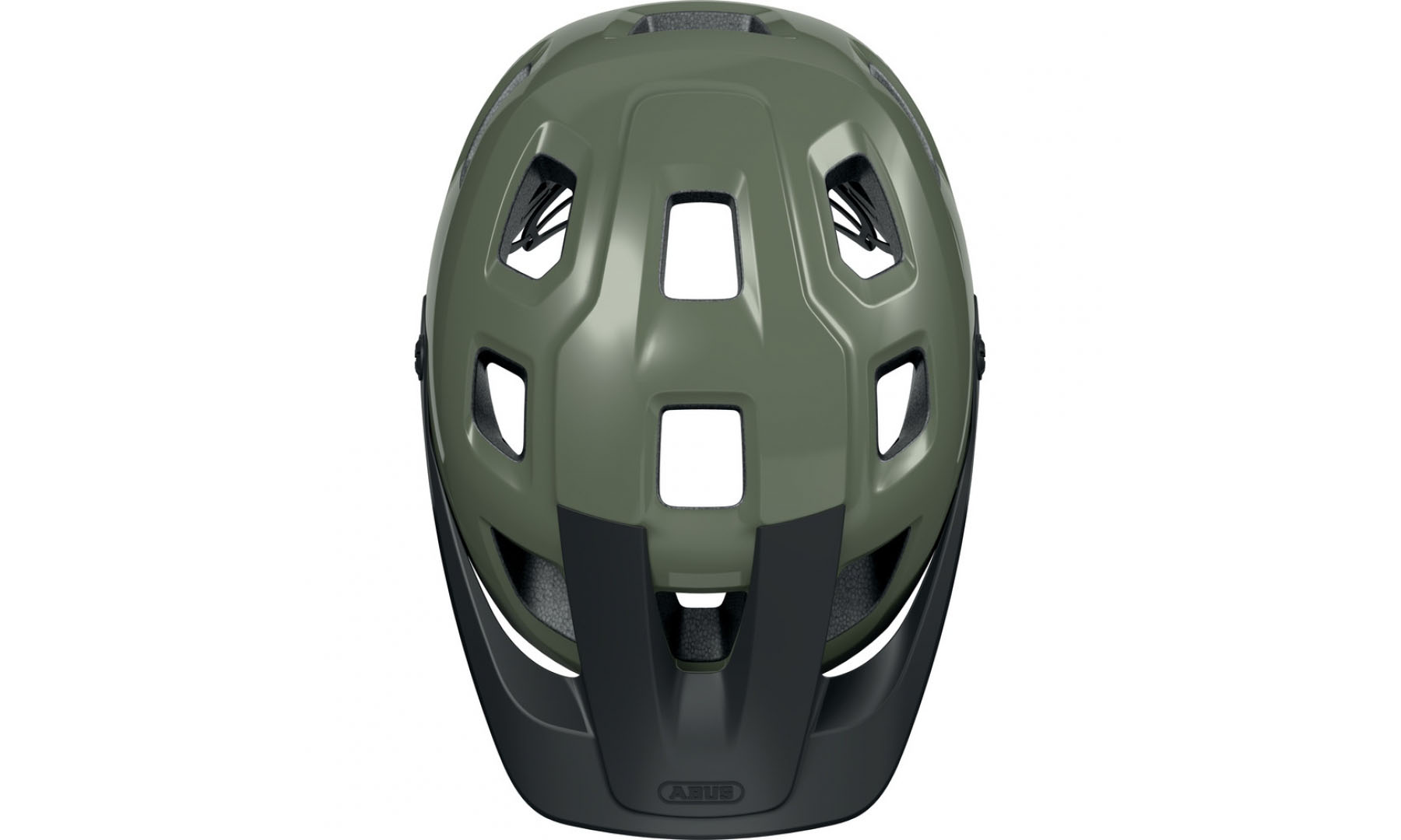 Фотография Велошлем спортивный ABUS MOTRIP Pine Green, размер S (51-55 см), темно-зеленый 3