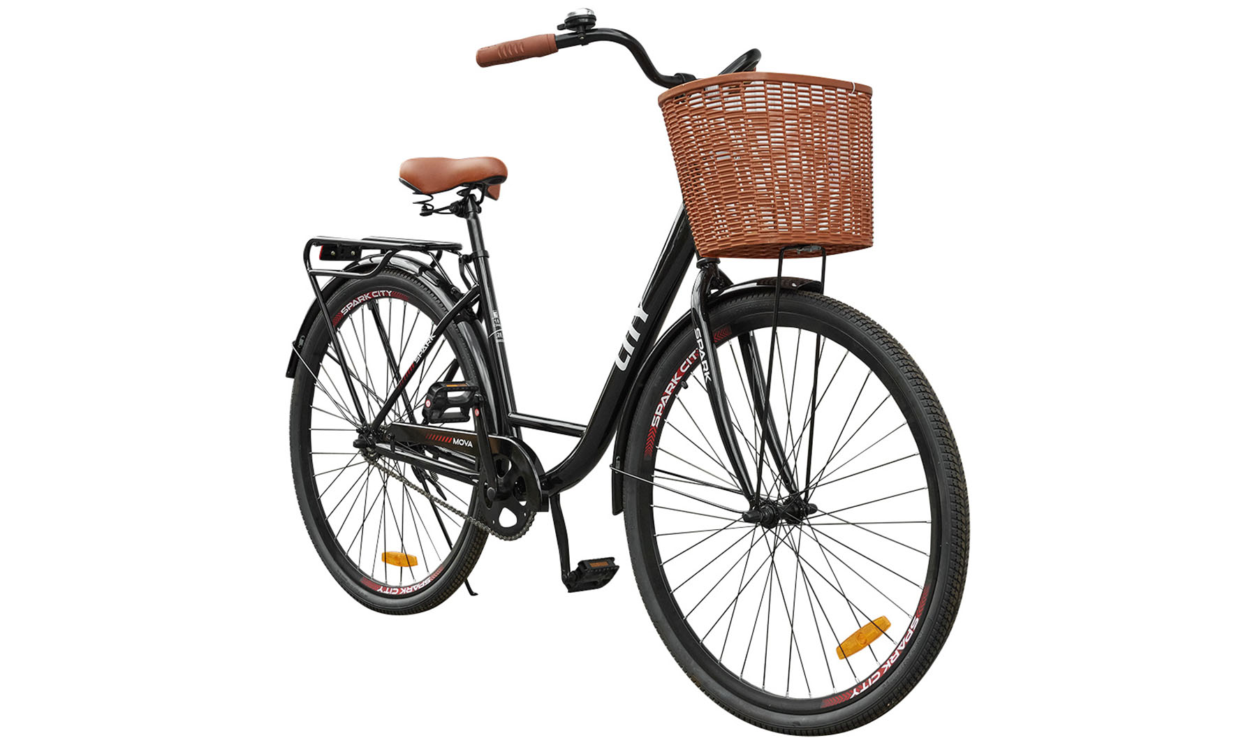 Велосипед SPARK CITY MOVA 28", розмір рами L (18"), чорний 7