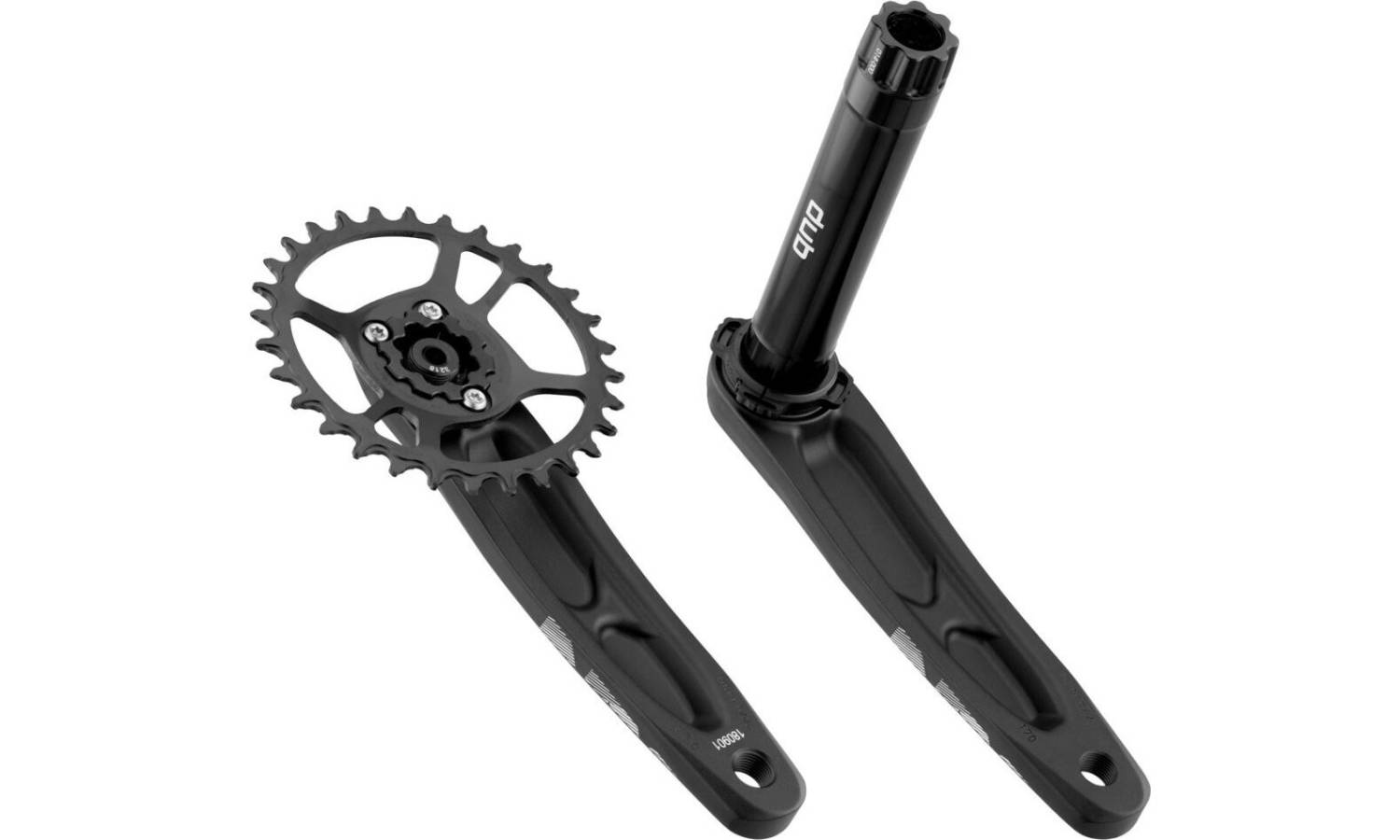 Фотография Шатуны SRAM Crank NX Eagle Fat Bike 4" DUB 12ск 175 Direct Mount Звезда 30t X-SYNC 2 Steel Black 4