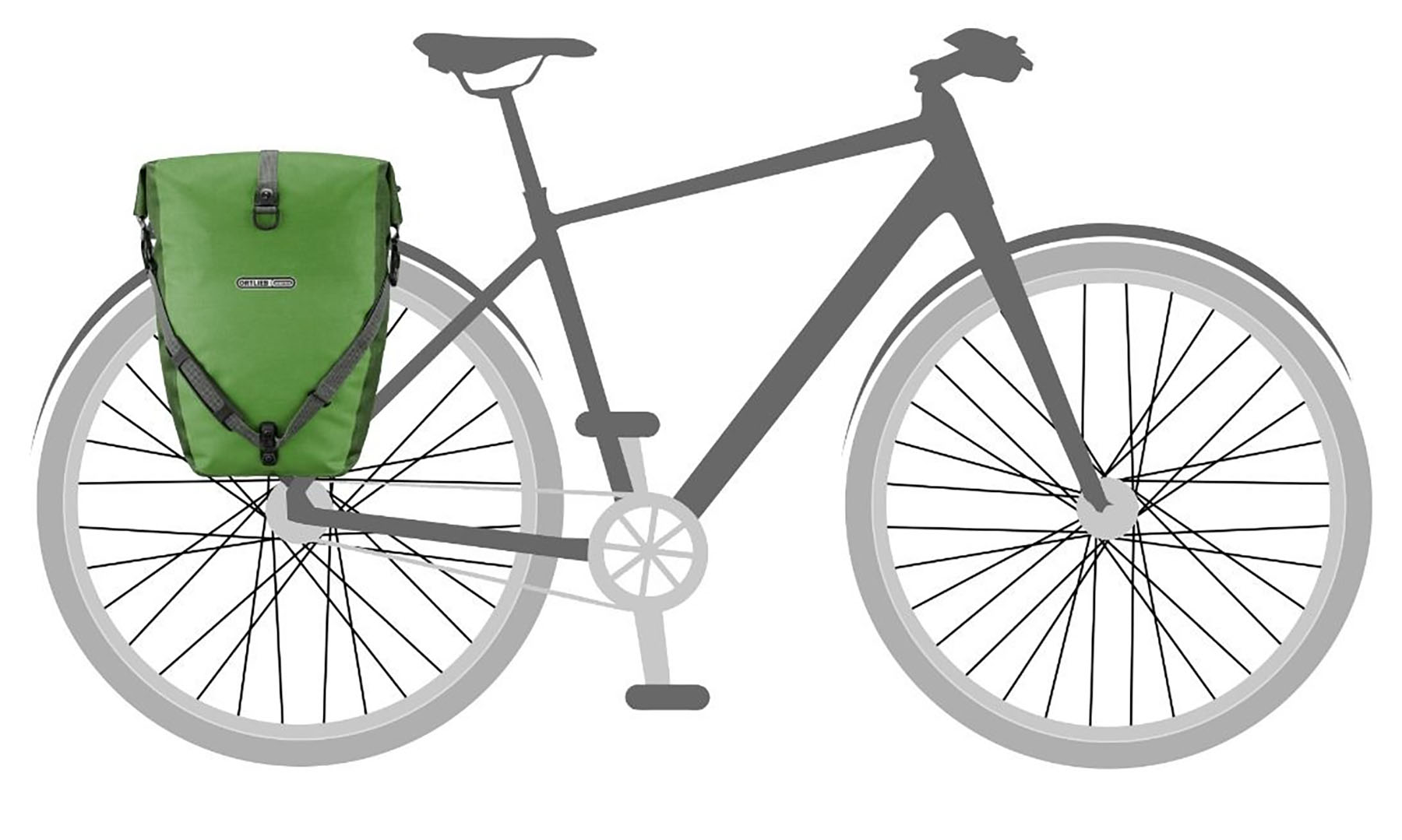 Гермосумка велосипедна Ortlieb Back-Roller Plus kiwi - moss green 20 л 2 Гермосумка велосипедна Ortlieb Back-Roller Plus kiwi - moss green 20 л 2