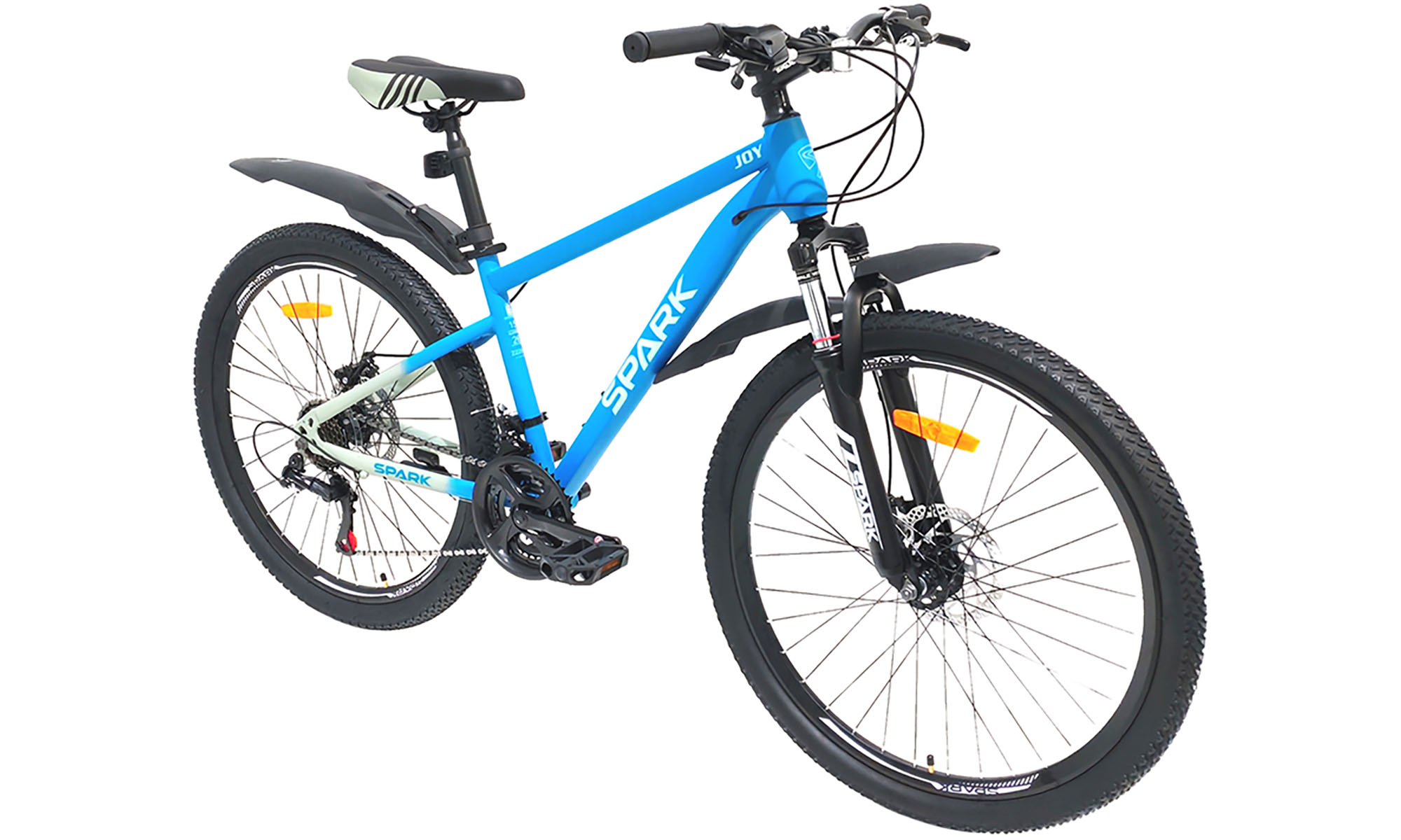 Велосипед SPARK JOY 26", размер S, рама 15", 2025, светло-синий с серым 4