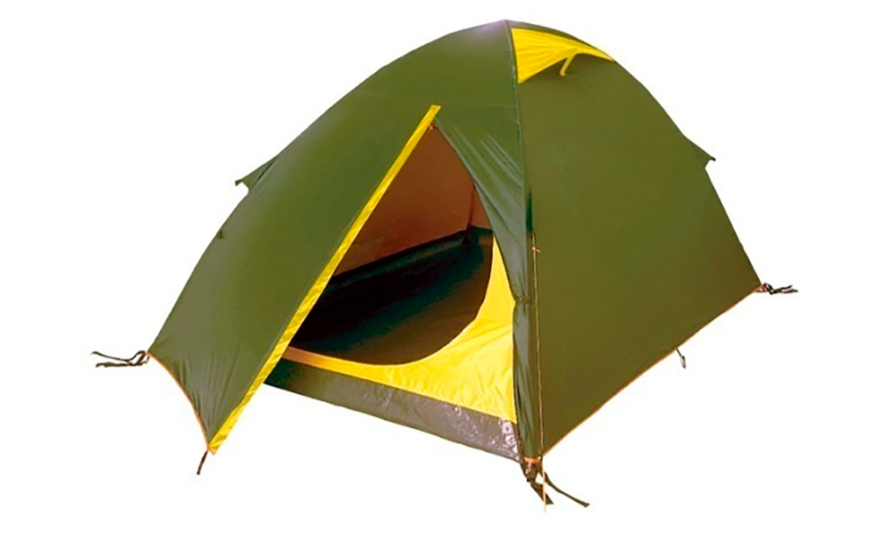 Палатка Tramp Scout 3 зелено-желтый
