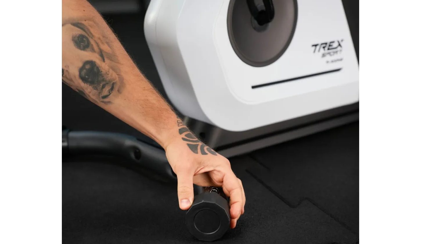 Велотренажер Trex Sport TX-500MB IRON магнитный белый 5