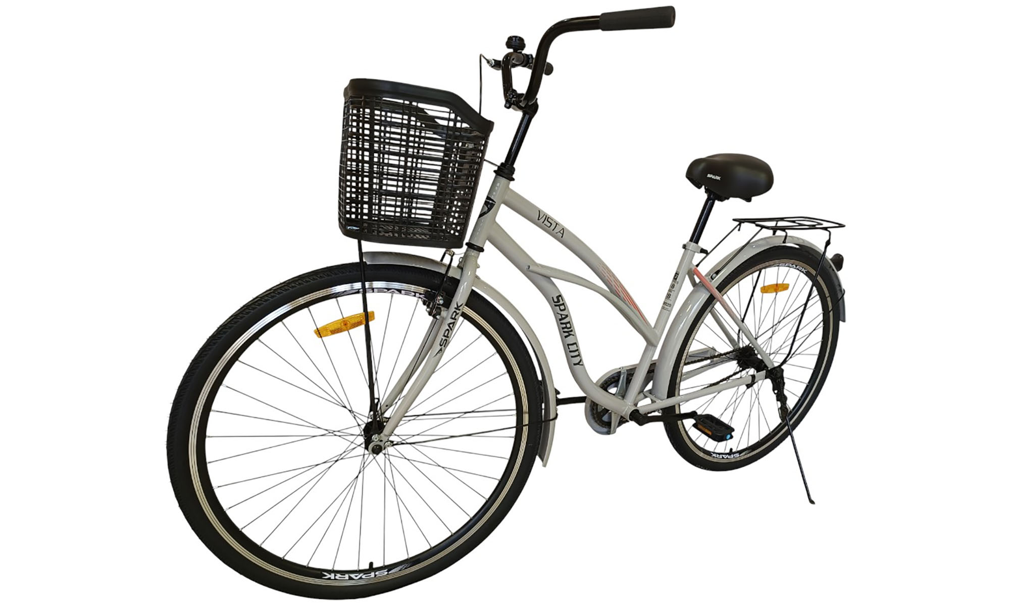 Велосипед SPARK CITY VISTA 28", размер M, рама - 18", год 2026, серый 5 Велосипед SPARK CITY VISTA 28", размер M, рама - 18", год 2026, серый 5