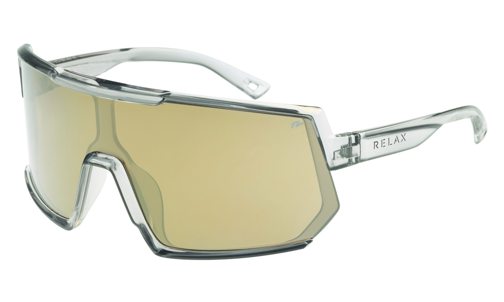 Очки Relax Lantao серые кристалльные, линза brown (PC), gold revo, кат. 3 Очки Relax Lantao серые кристалльные, линза brown (PC), gold revo, кат. 3