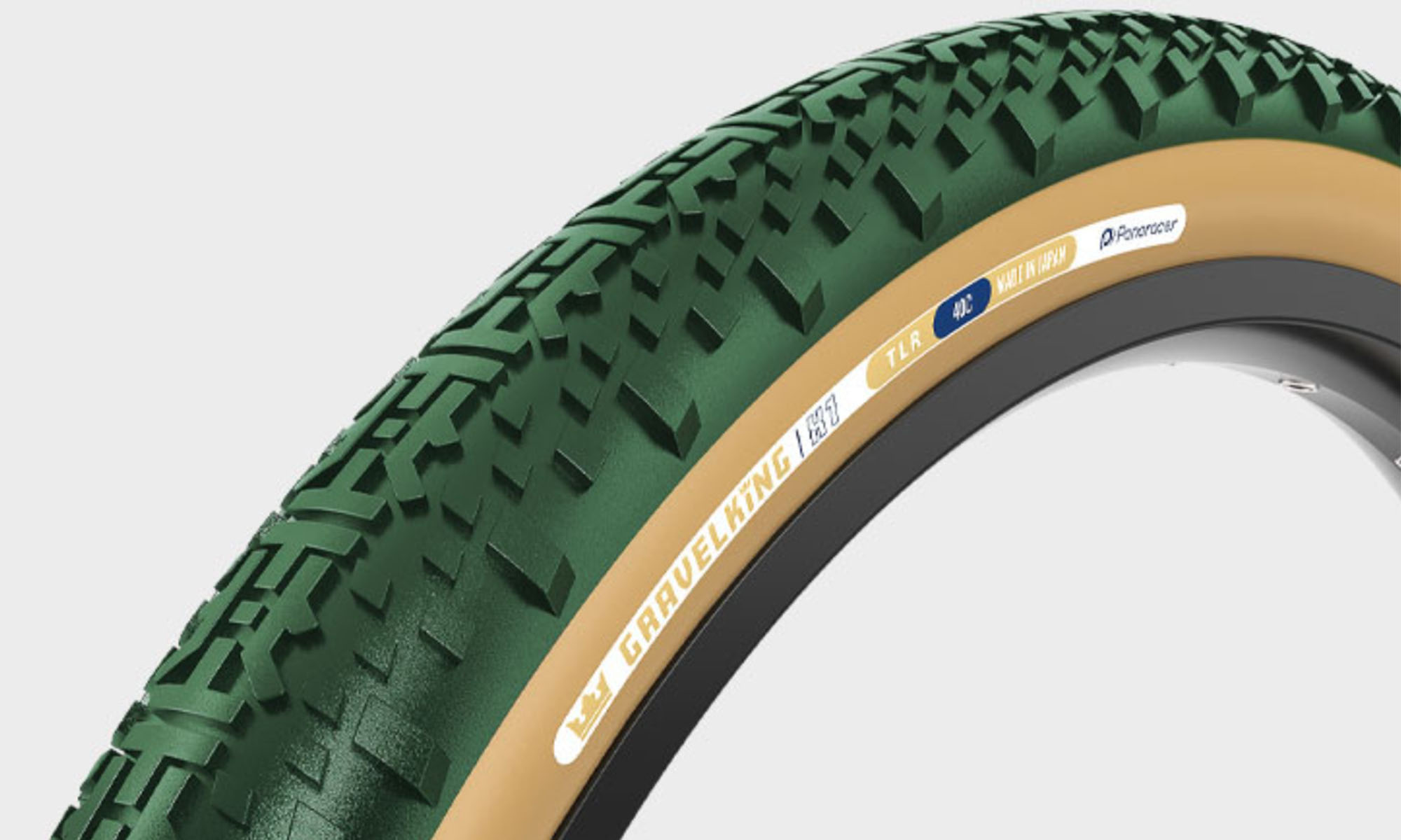 Покришка Panaracer GRAVELKING X1 Limited Edition 2026, 700x40C British Racing Green/Brown 2