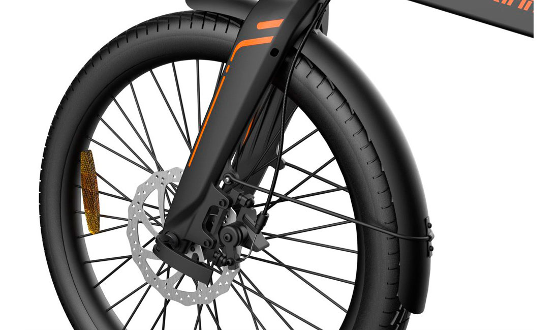 Електровелосипед Kugoo Kirin V2 (250 Вт, 7,5 Ah, 36 В), 20", чорний 8