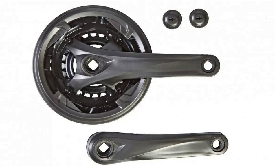 Шатуны HX-C-AM046 170мм, под квадрат черный Шатуны HX-C-AM046 170мм, под квадрат черный