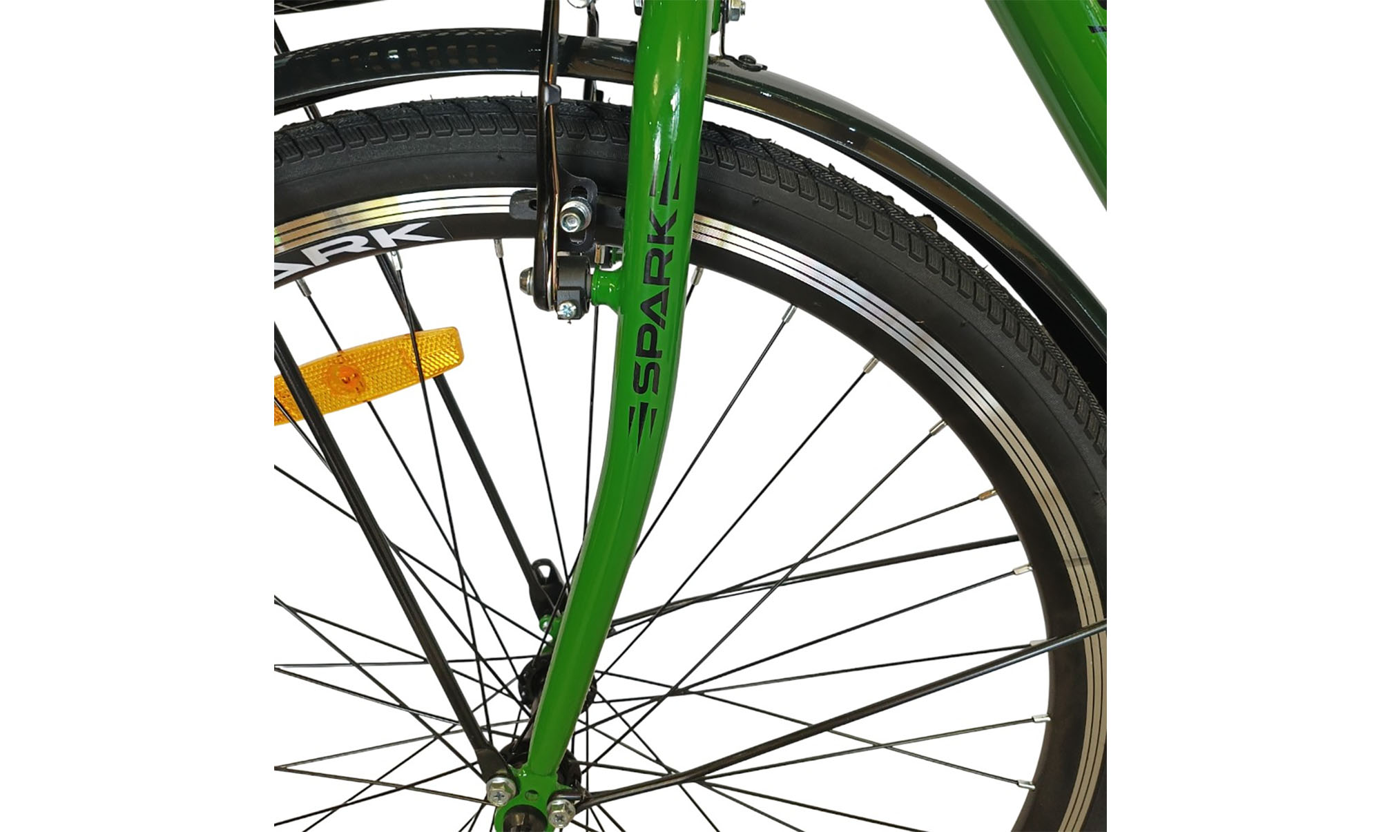 Велосипед SPARK CITY SOLA 26", розмір M, рама - 17", рік 2026, зелений 3