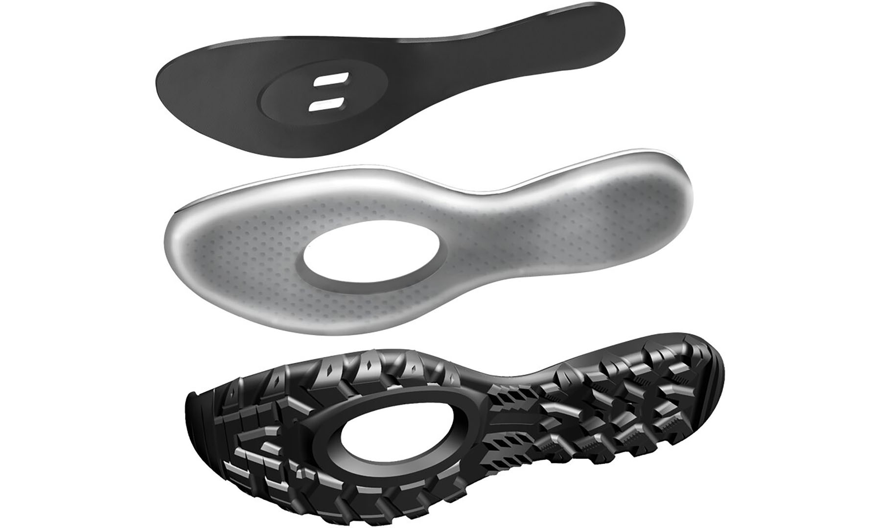 Велосипедные туфли МТБ FLR Rexston Pro черный/серый, размер 44 4