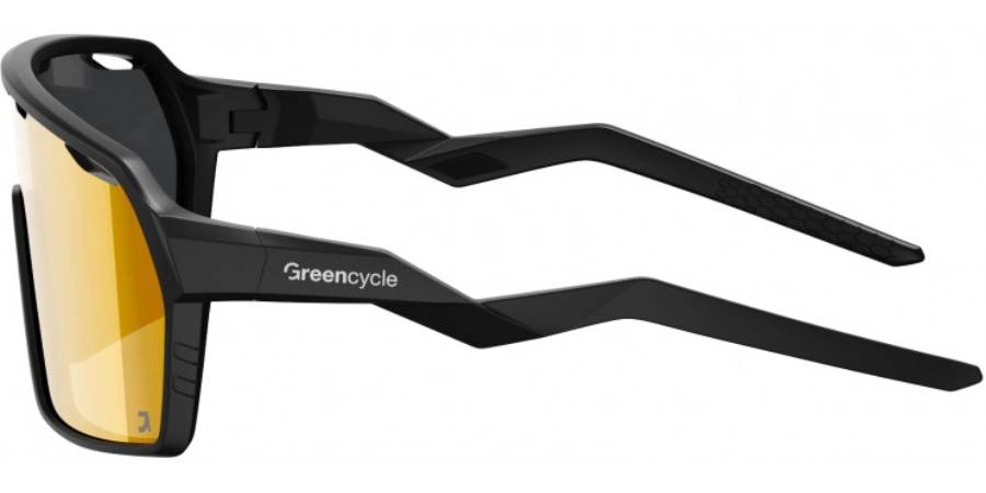 Очки Green Cycle RAYNOX с зеркальной линзой, черные 3 Очки Green Cycle RAYNOX с зеркальной линзой, черные 3