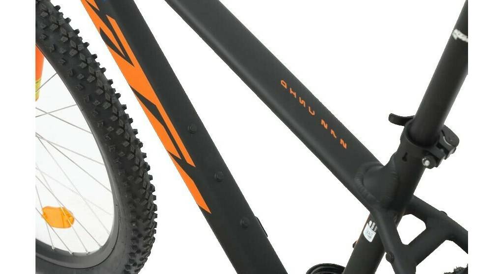 Фотография Велосипед KTM CHICAGO 272 27.5", размер M рама 43см (2022) Черно-оранжевый 4