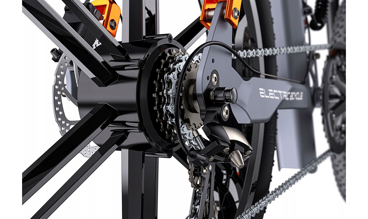 Фотографія Електровелосипед фетбайк ENGWE X-26 (750 Вт; 29,2 Ah 48 В) 26х4.0" чорний 3