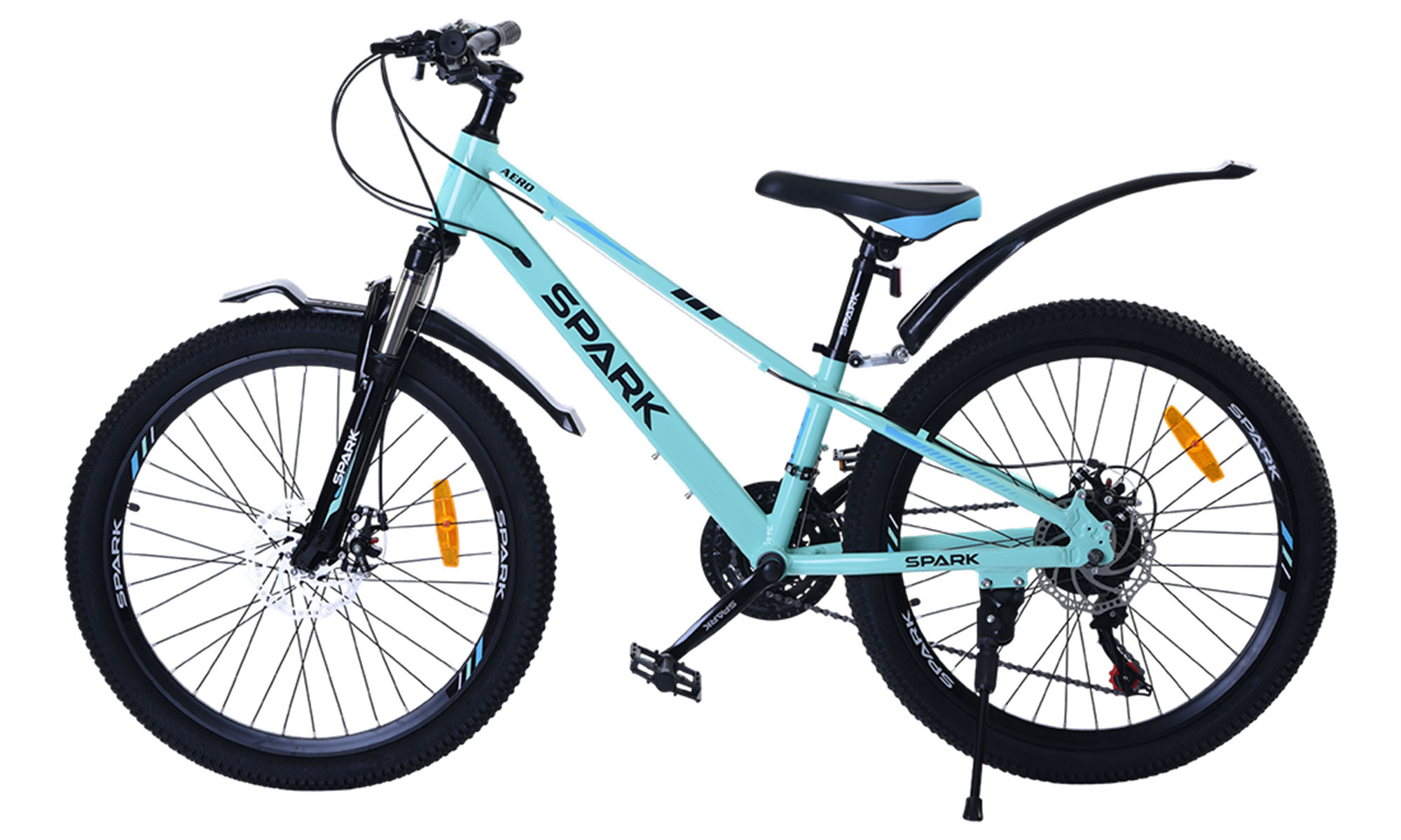 Велосипед SPARK AERO 24", розмір XXS, рама 11", рік 2026, блакитний 2 Велосипед SPARK AERO 24", розмір XXS, рама 11", рік 2026, блакитний 2