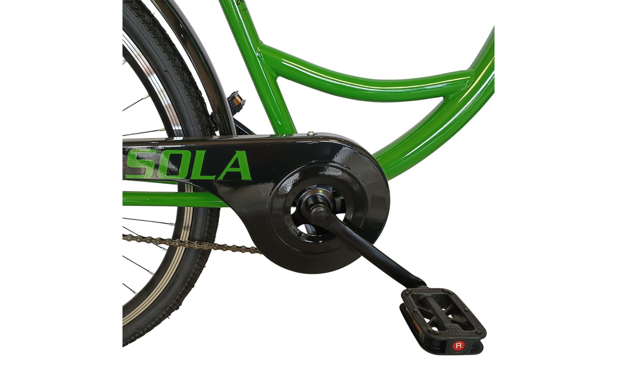 Велосипед SPARK CITY SOLA 26", размер M, рама - 17", год 2026, зеленый 2 Велосипед SPARK CITY SOLA 26", размер M, рама - 17", год 2026, зеленый 2