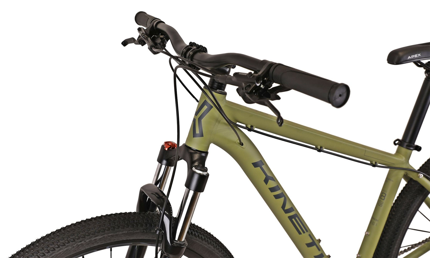 Велосипед Kinetic Crystal 29" размер XL, рама 22" (2025) Зелено-серый (мат) 6