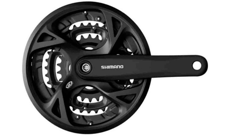 Фотографія Шатуни SQ Shimano 371, 22х32х44T, 9-ск., 170 мм, під квадрат