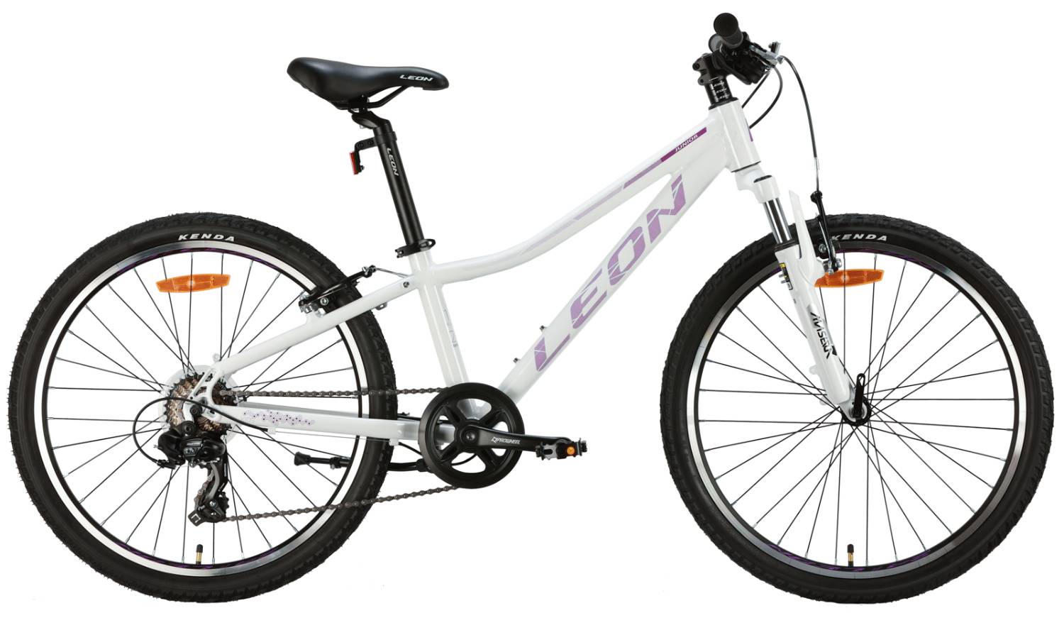 Фотографія Велосипед Leon JUNIOR AM Vbr 24" размер XXS рама 12" 2024 Белый