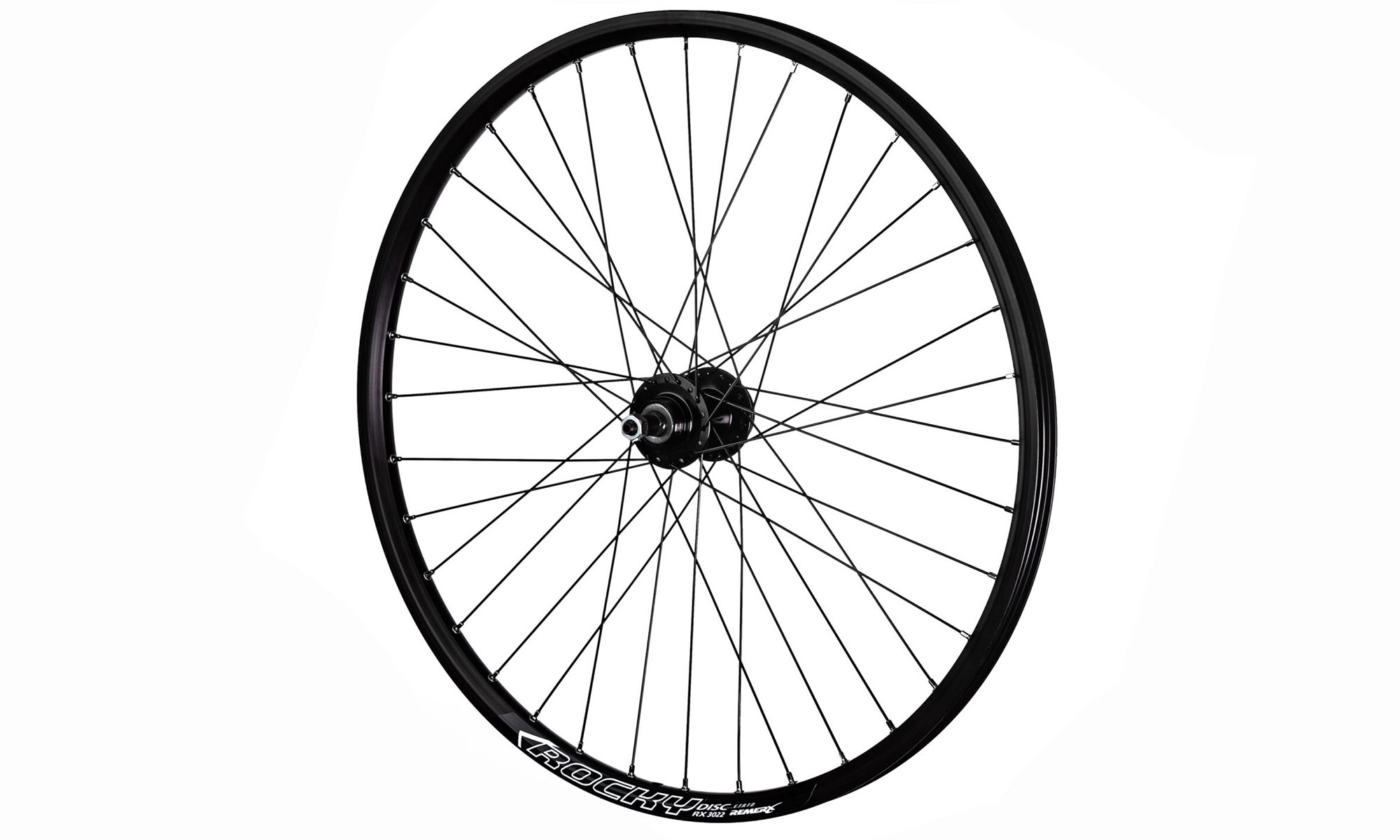 Колесо ONRIDE заднее 26" DISC, насыпные подш., под трещотку, 36 отв., эксц., 559х22, пистон., E-Bike, черное 