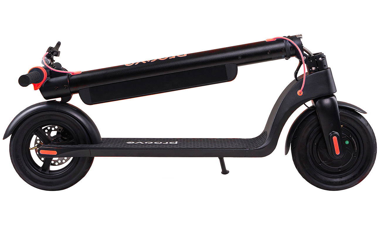 Электросамокат Proove X-City Pro Серебристо-красный 350w / 10.5h 2