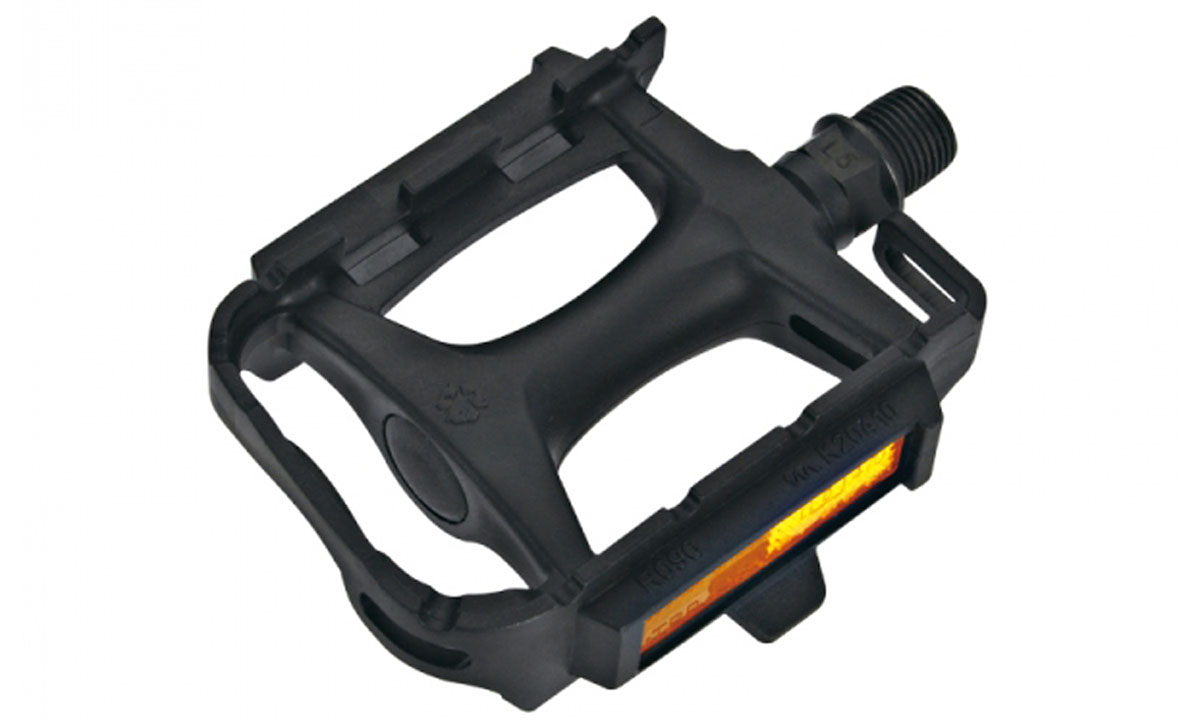 Педали Wellgo R090, пластик (99x80) шарики, черный 2