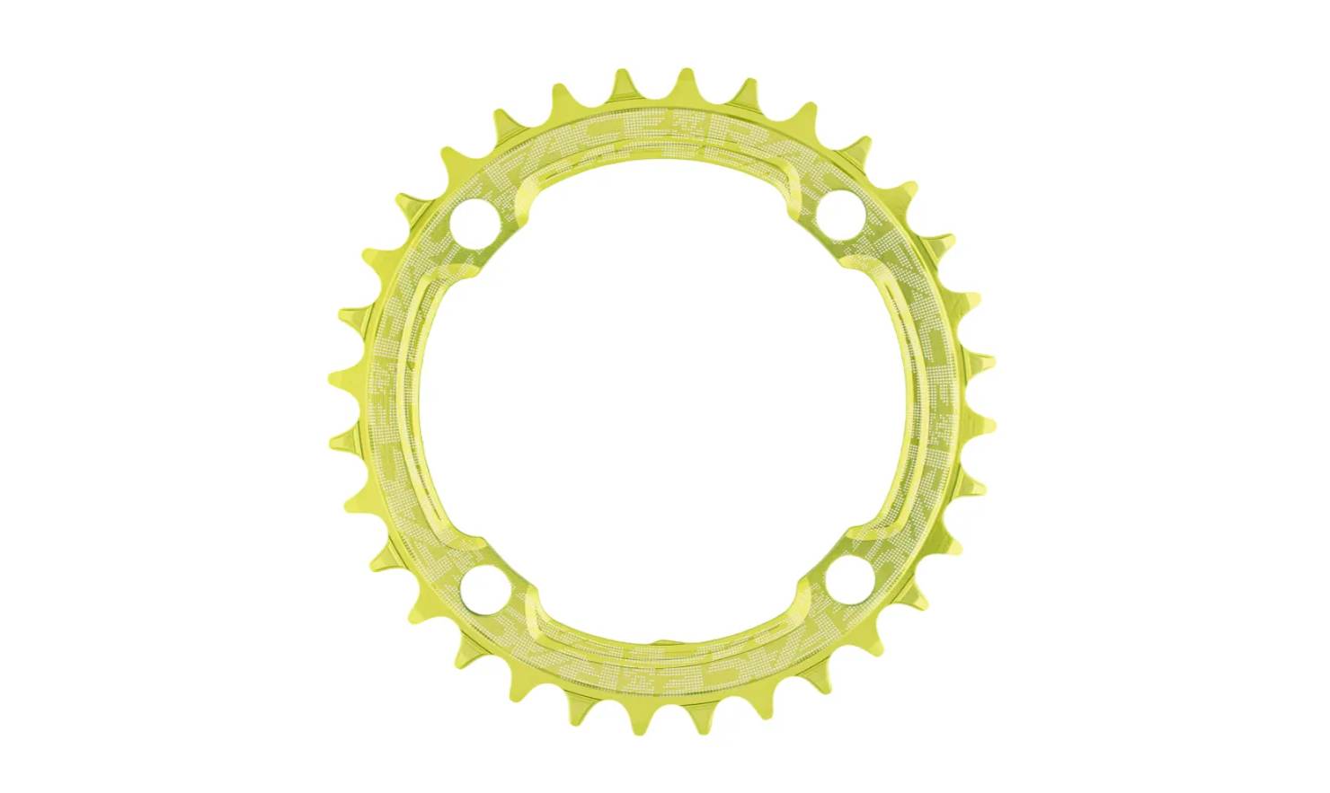 Фотография Звезда RaceFace CHAINRING,NARROW WIDE,104X30,GRN,10-12S