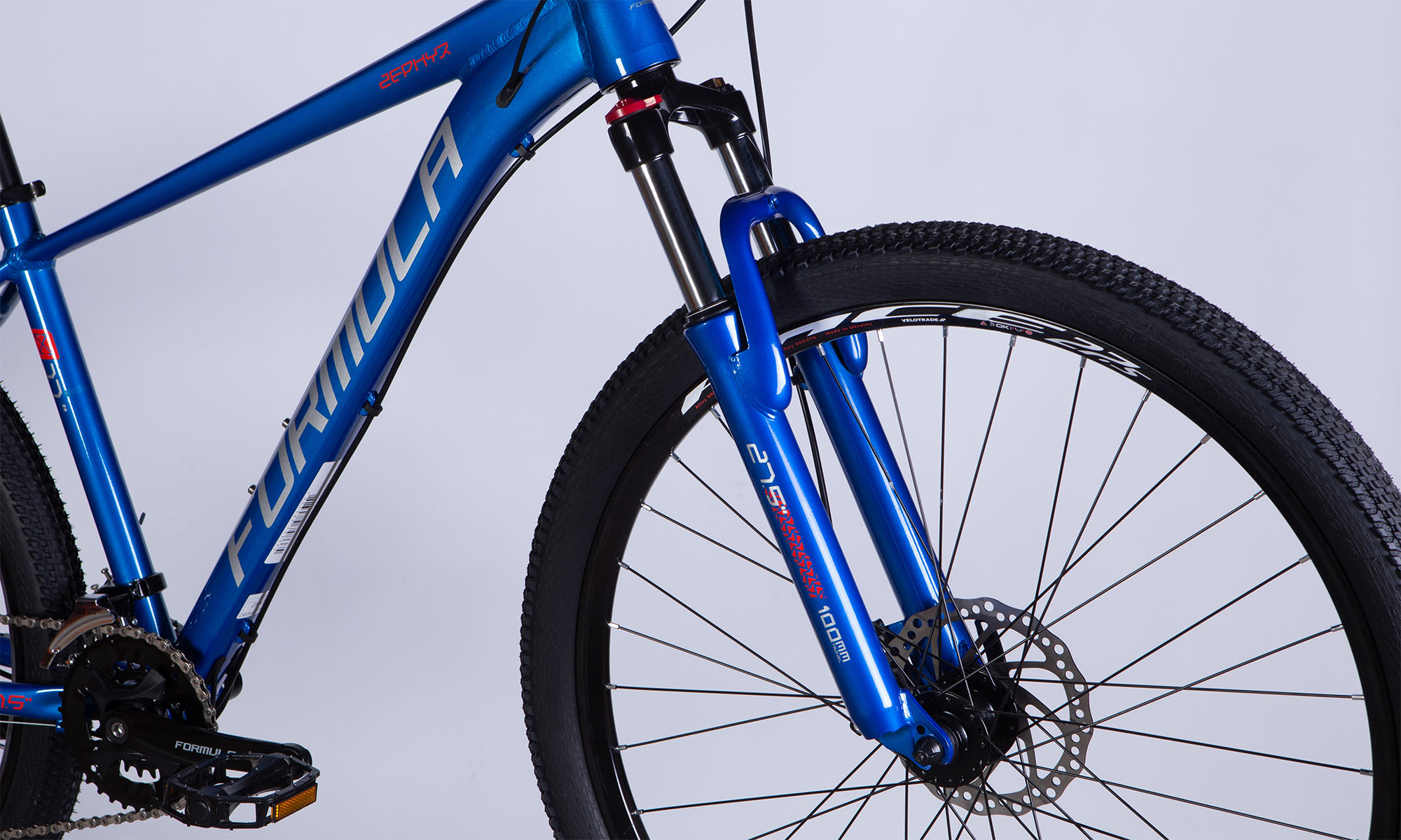Фотографія Велосипед Formula ZEPHYR 2.0 DD CS 27,5", размер L, рама 19", 2025, синий  5