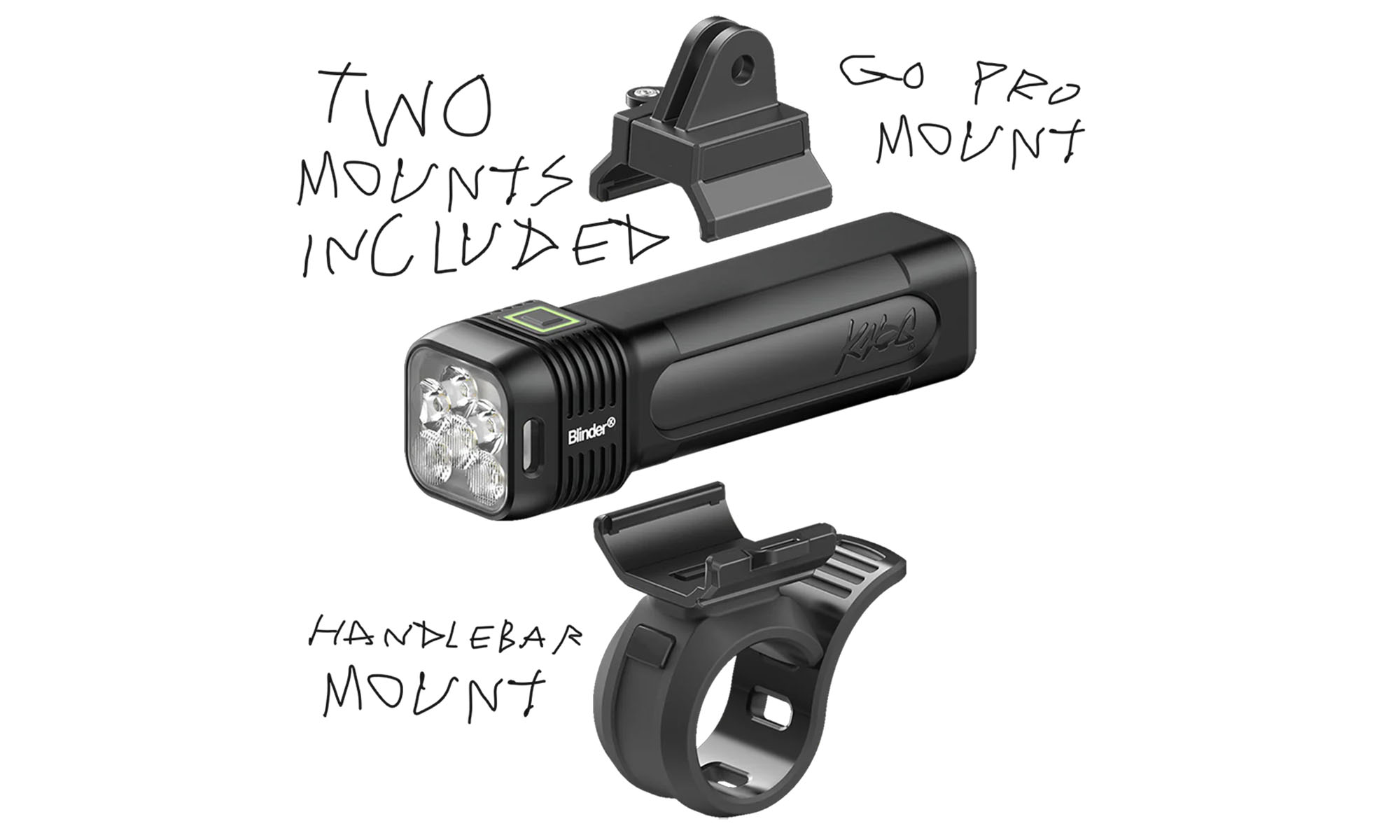 Фара Knog Blinder 1400 Lumen Battery; 21700 LiPo 4