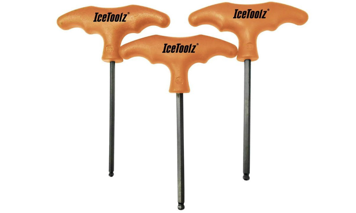 Фотография Ключи Ice Toolz 70TA шестигранники 4/5/6мм с Т-образной ручкой