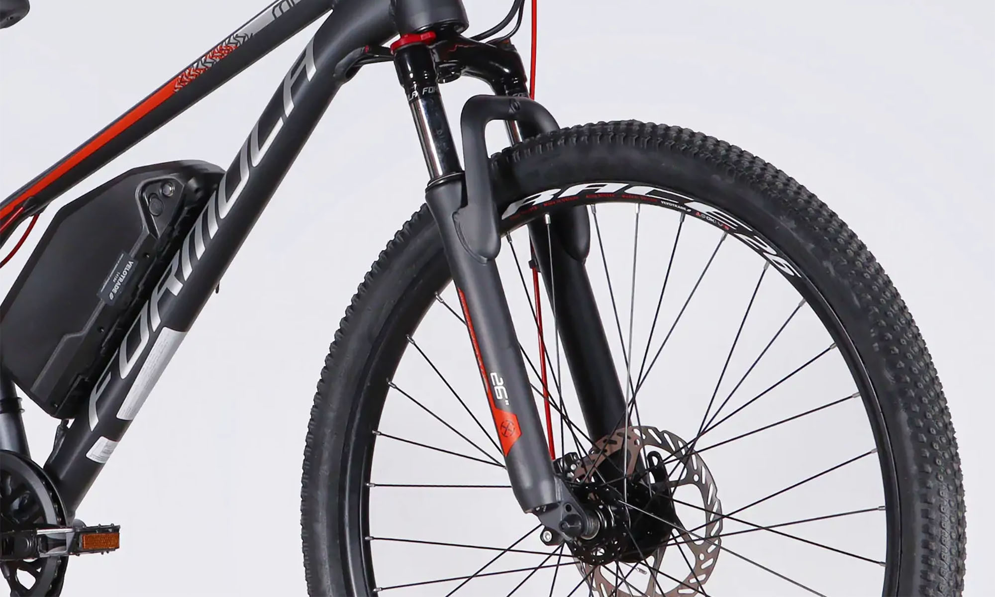 Велосипед с электроприводом Formula eMOTION DD FR 26", размер XS, рама-13", 36B, 10А*ч, 500Вт, год 2026, серо-серебристый (матовый) 2