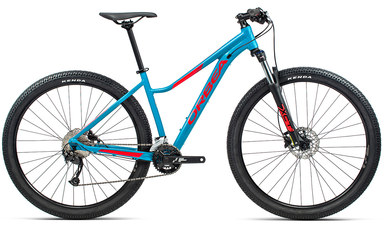Фотографія Велосипед Orbea MX40 ENT 29" (2021) 2021 Синьо-червоний 5