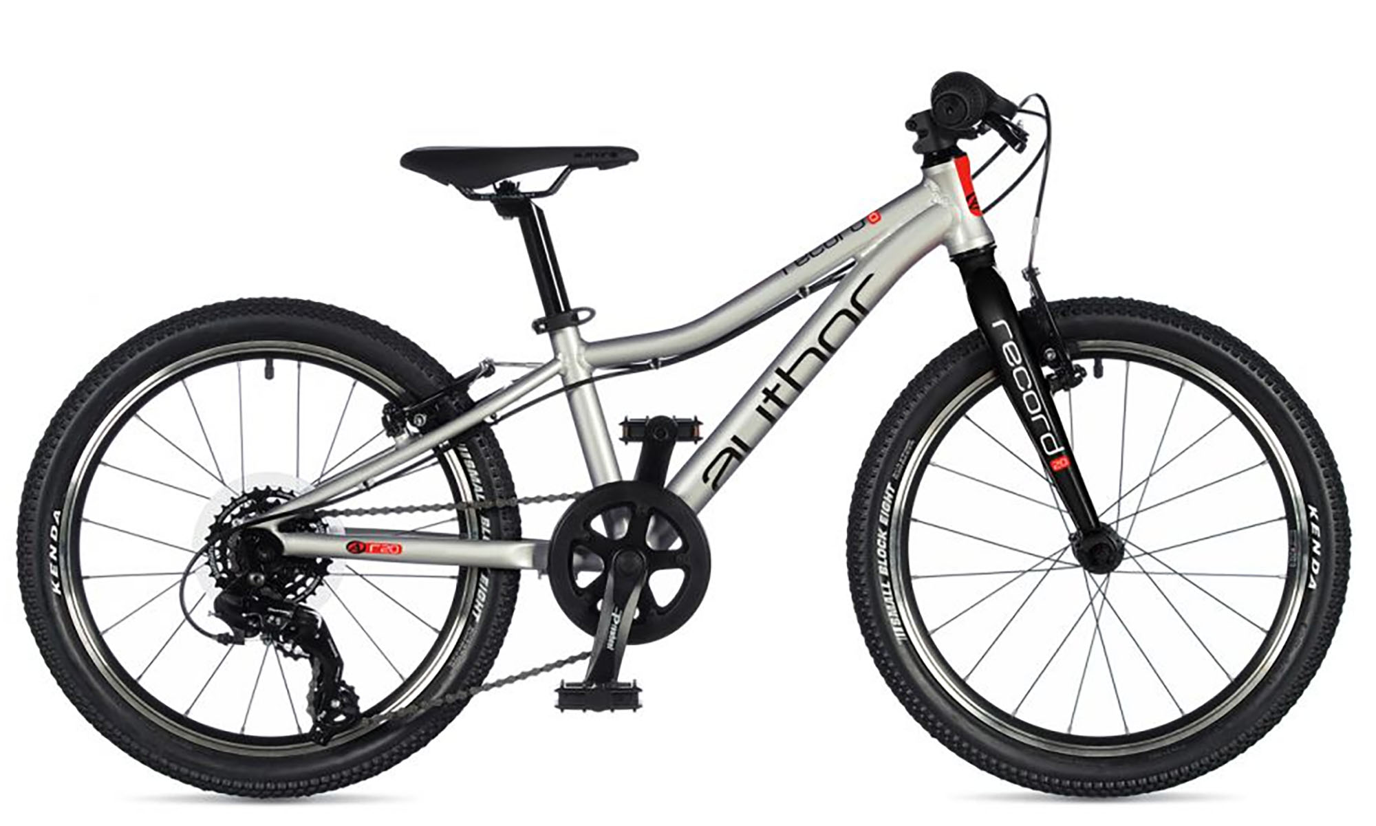 Велосипед AUTHOR RECORD 20", размер XXS, рама 10", год 2026, серебристо-черный 
