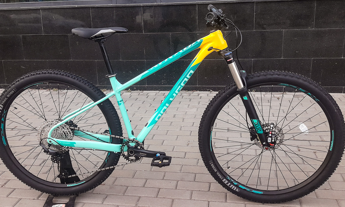 Фотографія Велосипед POLYGON XTRADA 7 29" 2021, розмір XL, Бірюзовий 7
