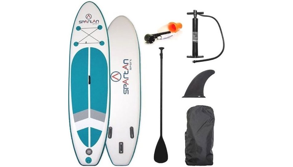Сапборд SUP Spartan SUP 10’ WhiteTurquoise Blue