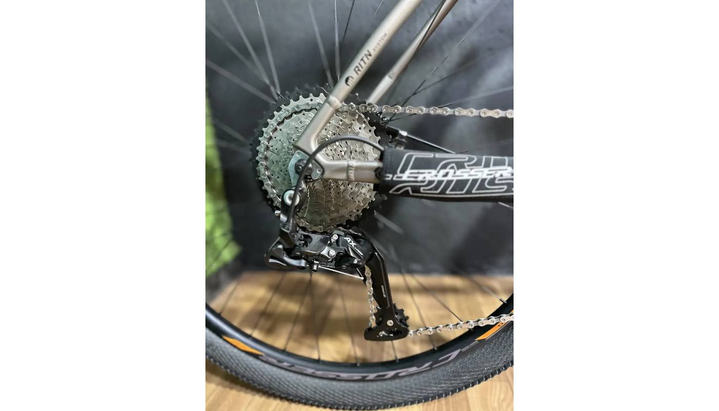 Велосипед Crosser Flow MT-036 1х12 MT200 29" размер М рама 17 2022 Серо-оранжевый 3 Велосипед Crosser Flow MT-036 1х12 MT200 29" размер М рама 17 2022 Серо-оранжевый 3