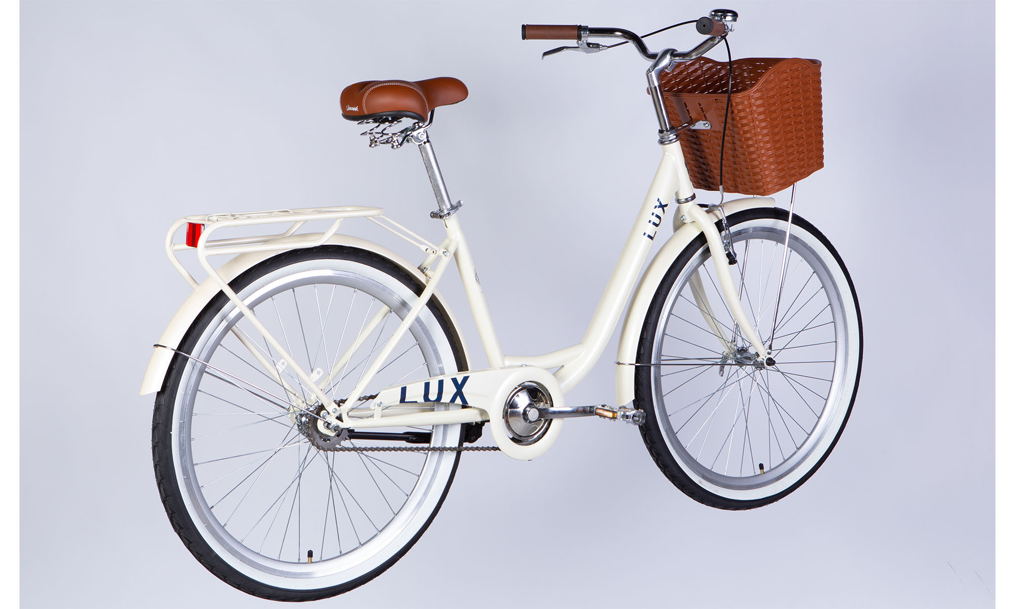 Велосипед Dorozhnik LUX Velosteel 26", розмір M, рама-17" 2025, білий 4