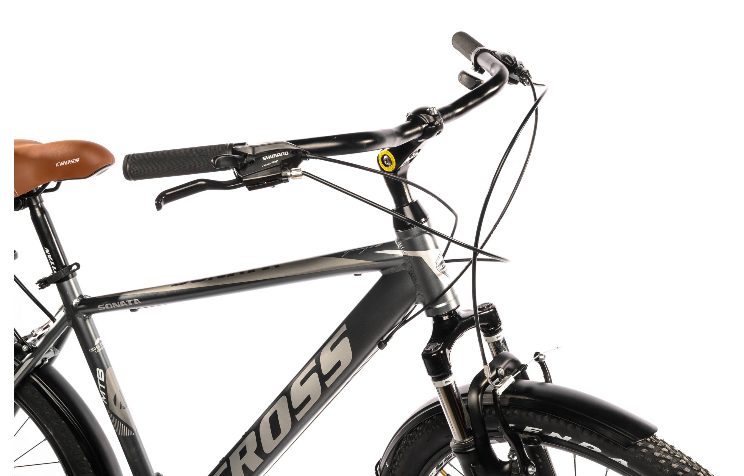Фотографія Велосипед Cross Sonata 26" розмір L рама 19 2022 Сірий 4