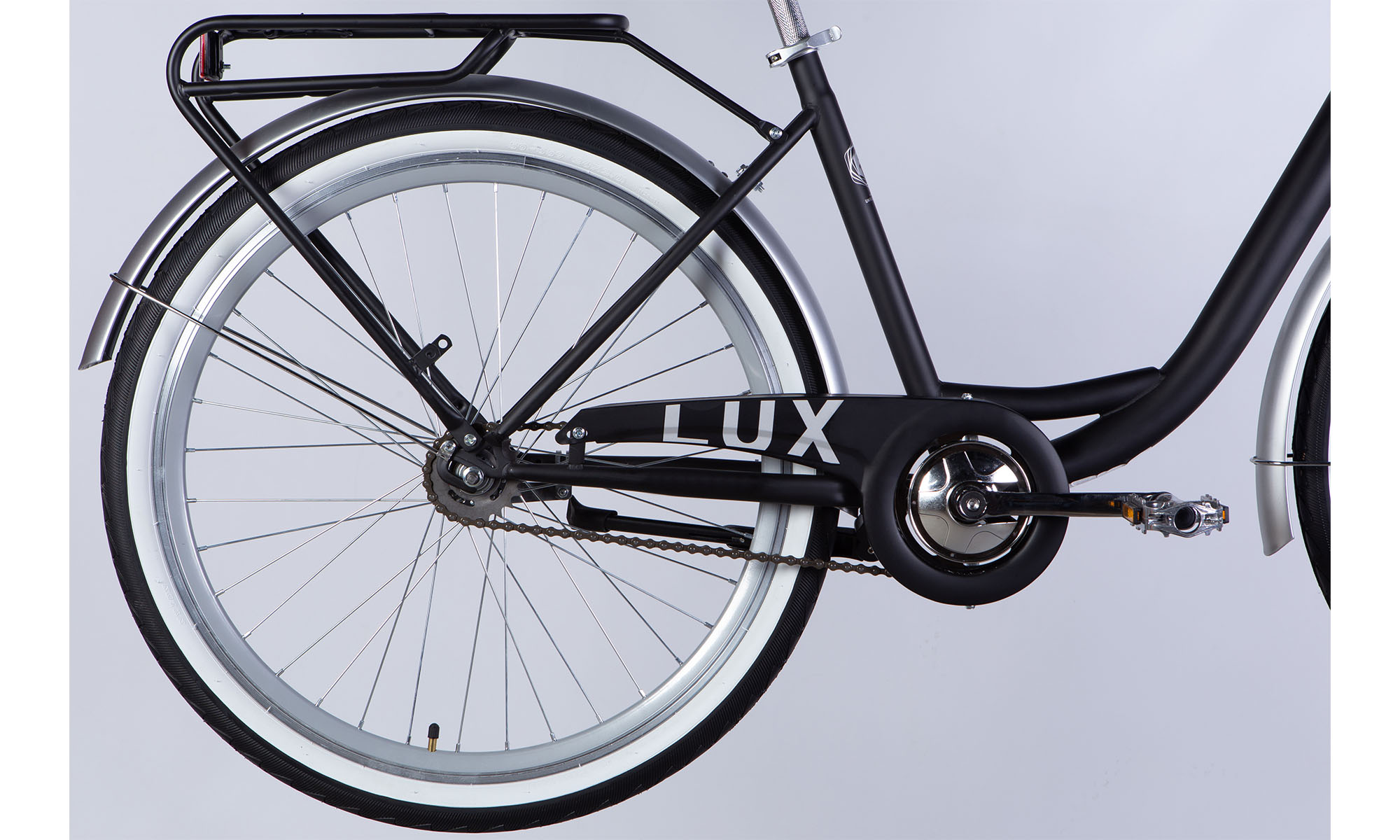 Велосипед Dorozhnik LUX Velosteel 26" розмір M рама 17" чорний 2