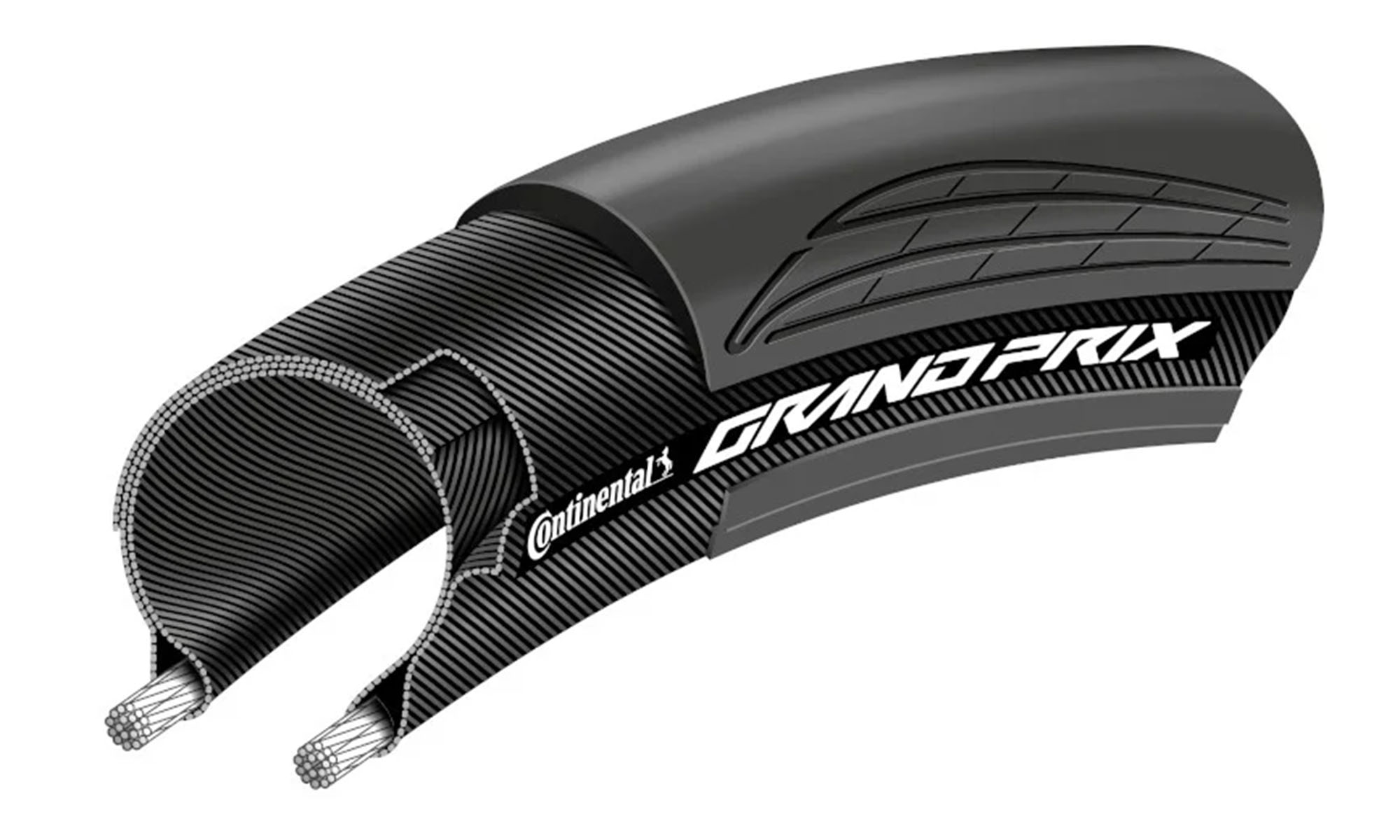 Покрышка бескамерная Continental Grand Prix 28" | 28 X 1.10 | 700 X 28C TR, черная складная 2