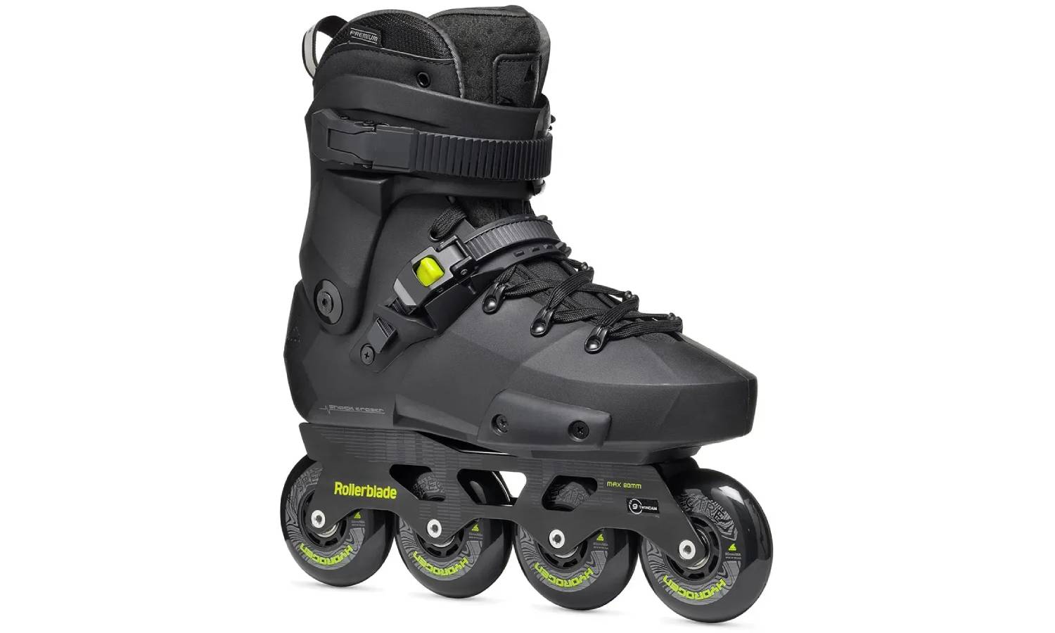Фотография Ролики Rollerblade Twister XT 2023 black-lime 260