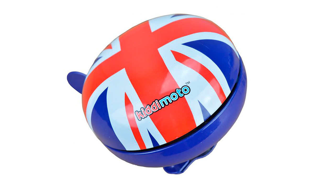 Звонок KiddiMoto британский флаг синий