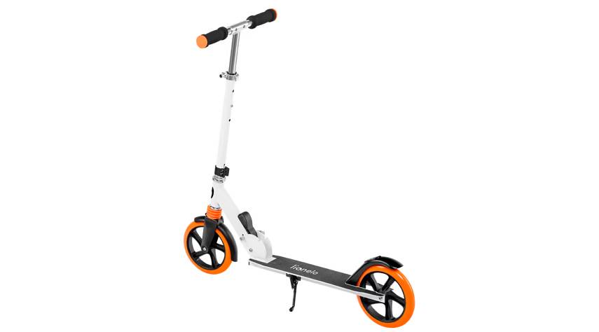 Детский самокат Lionelo Luca WHITE ORANGE 9