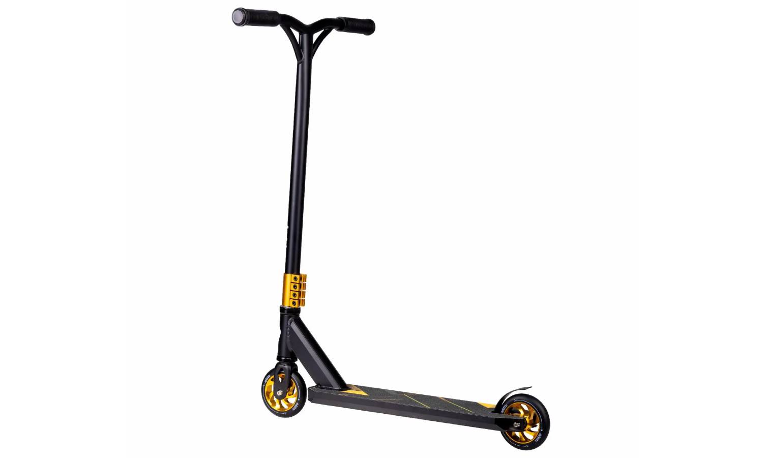 Детский самокат Lionelo WHIZZ BLACK CARBON YELLOW 5