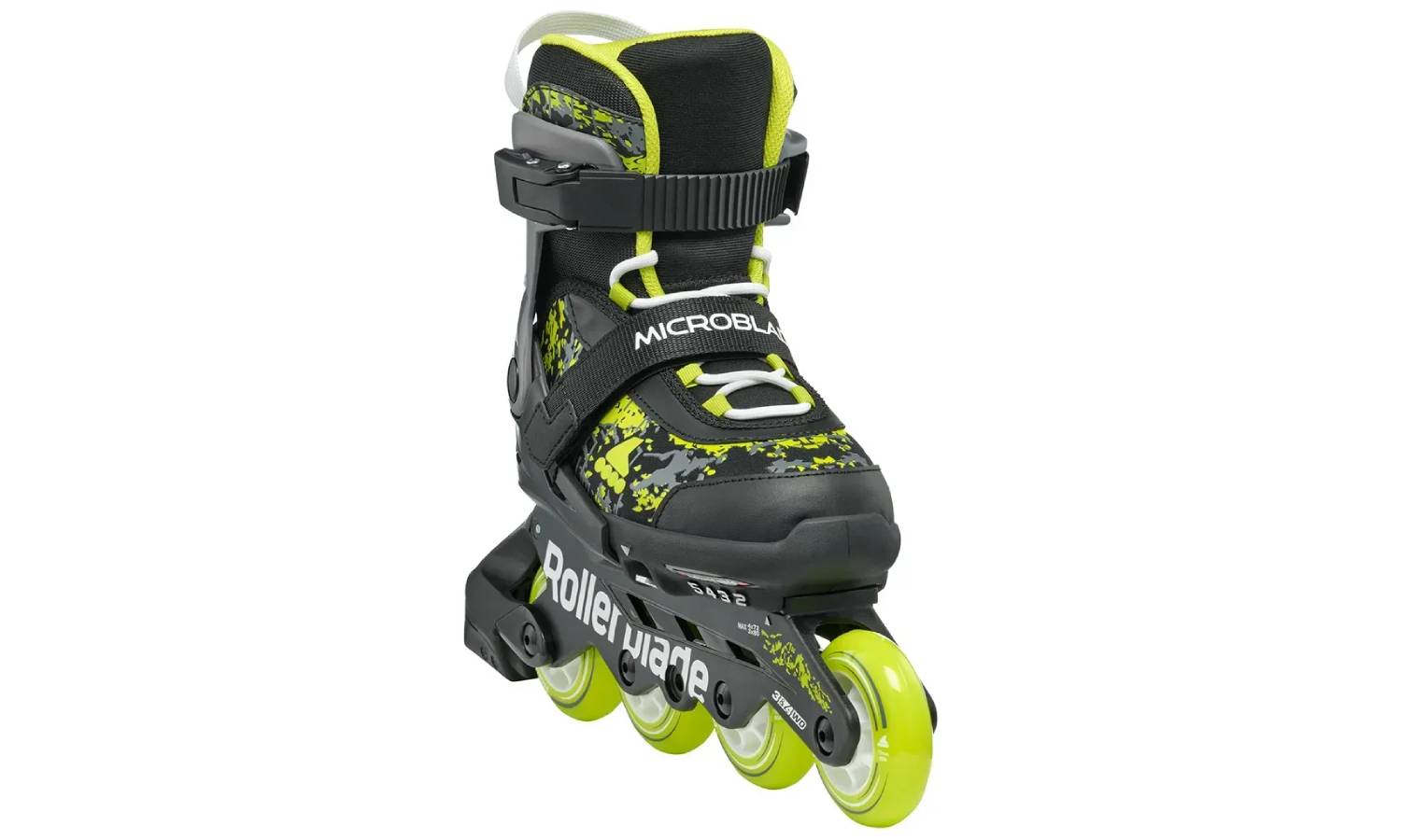 Ролики Rollerblade Microblade SL black-lime 33-36.5 6 Ролики Rollerblade Microblade SL black-lime 33-36.5 6