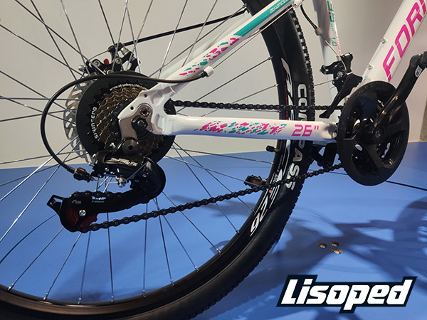 Велосипед Formula 26 MYSTIQUE 1.0 DD (2020) 2020 Серебристо-оранжевый 4