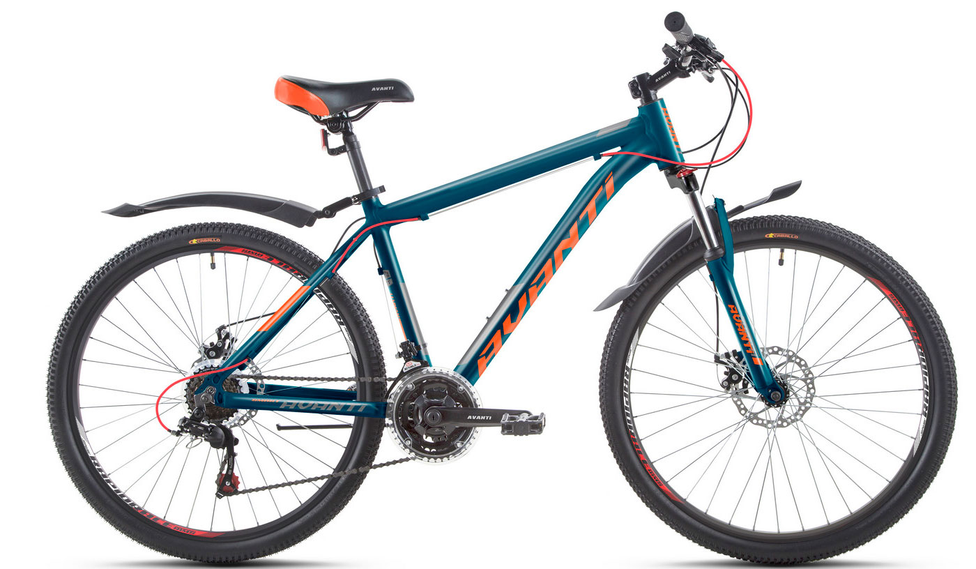 Фотографія Велосипед Avanti SMART 26" розмір М рама 17" 2024 Синьо-жовтогарячий 