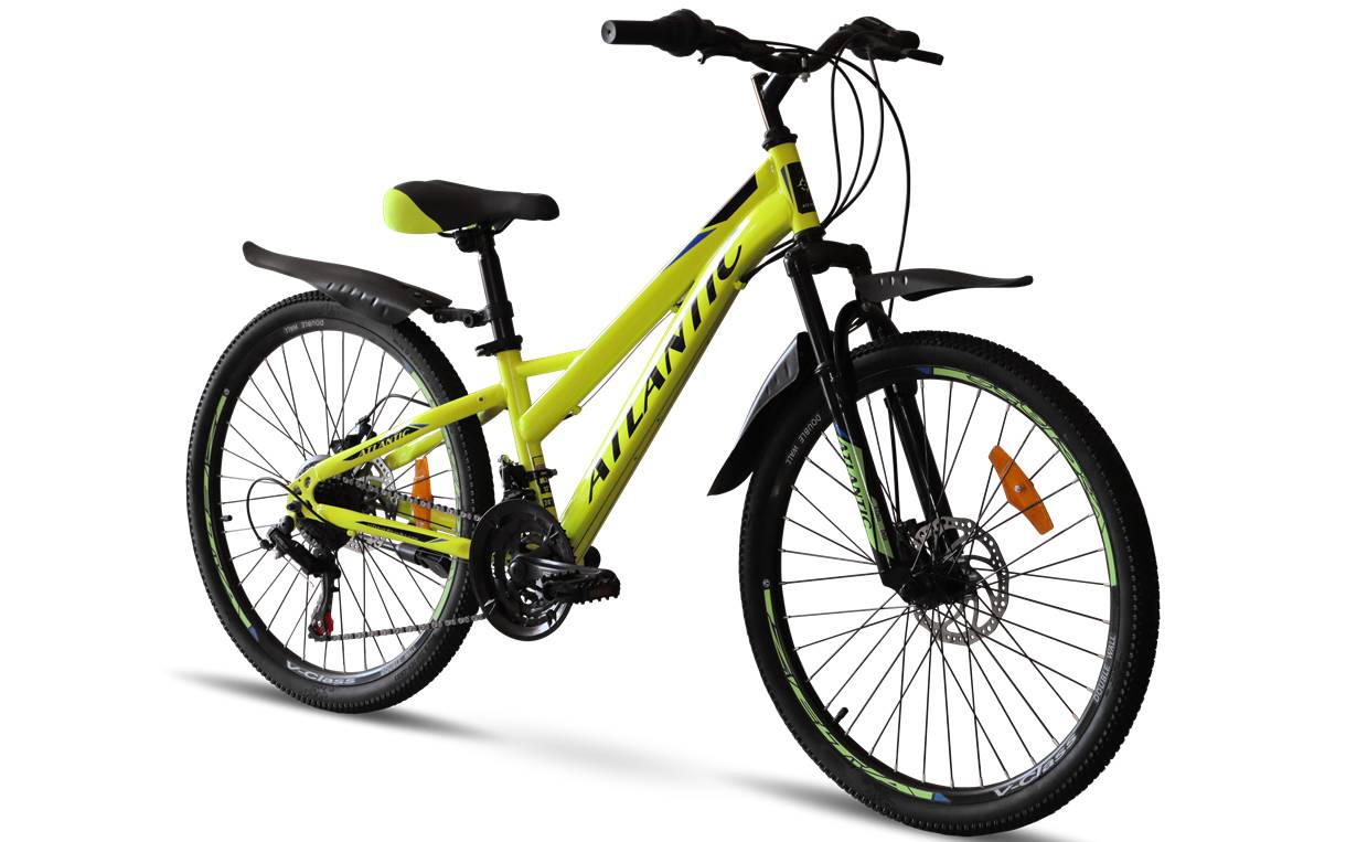 Велосипед Atlantic Fusion NS 24" розмір XXS рама 12 2022 Жовто-чорний 3