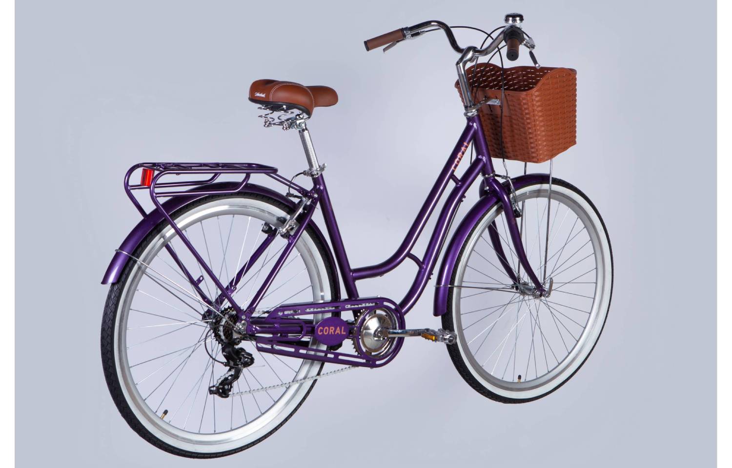 Фотография Велосипед Dorozhnik CORAL Vbr 28" размер L рама 19" 2025 фиолетовый 6